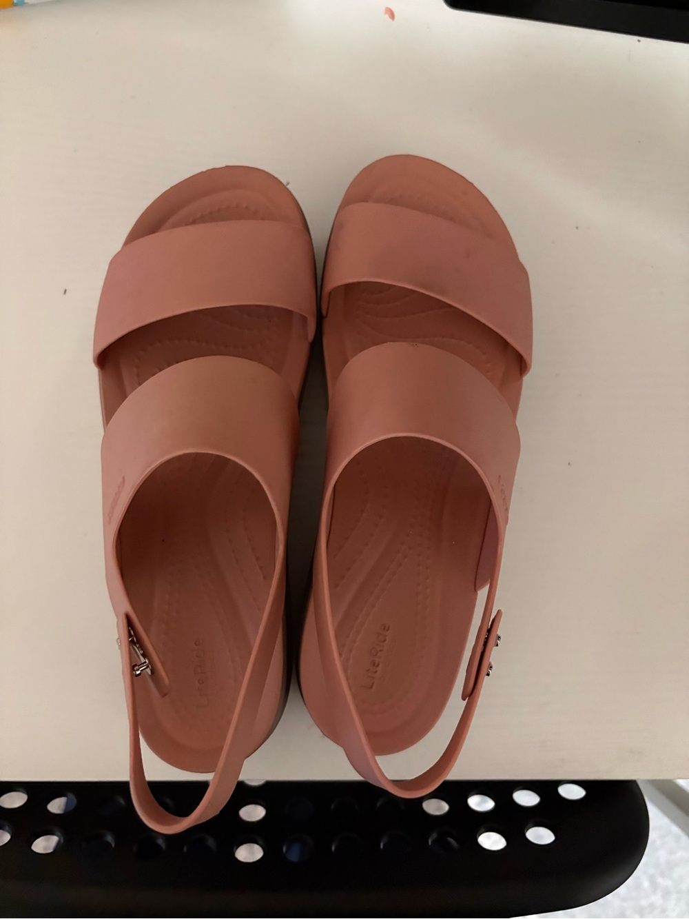 CROCS Women’s Double-Strap Slingback Sandals - Rose Clay